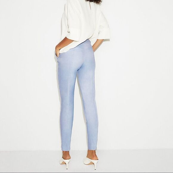 ✨ Mid Rise Linen-Blend Columnist Ankle Pant✨ - Picture 3 of 3